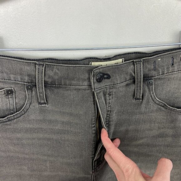 NEW Madewell High Rise Denim Shorts Grey Black Size 32 M5774 2021 Cotton 2021 - Picture 6 of 15